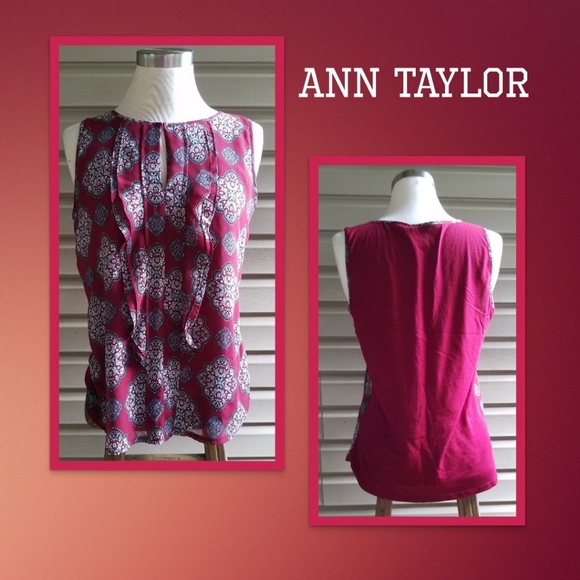 Ann Taylor Tops - Ann Taylor sleevless blouse